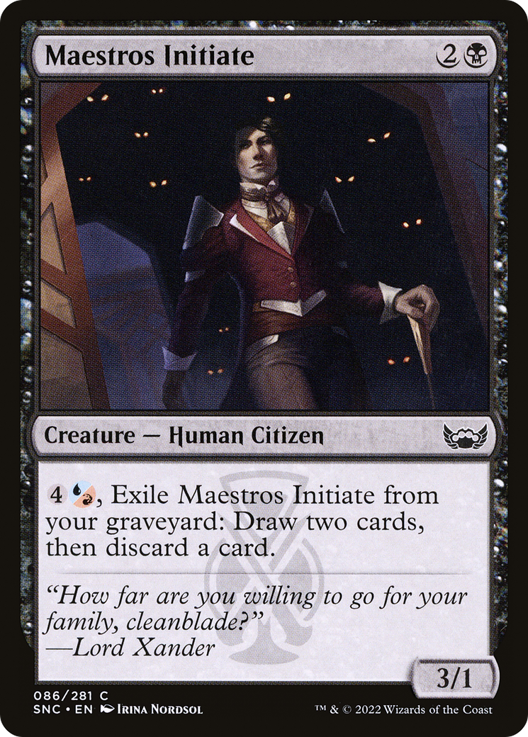 {C} Maestros Initiate [Streets of New Capenna][SNC 086]