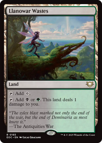 {@@ EOC R} Llanowar Wastes [Edge of Eternities Commander][EOC 165]