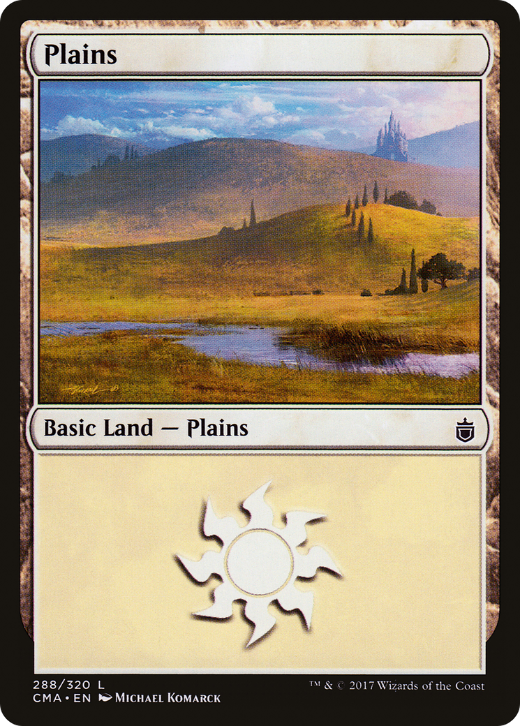 {B}[CMA 288] Plains (288) [Commander Anthology]