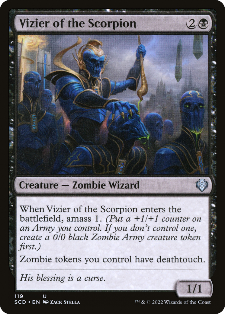 {C} Vizier of the Scorpion [Starter Commander Decks][SCD 119]