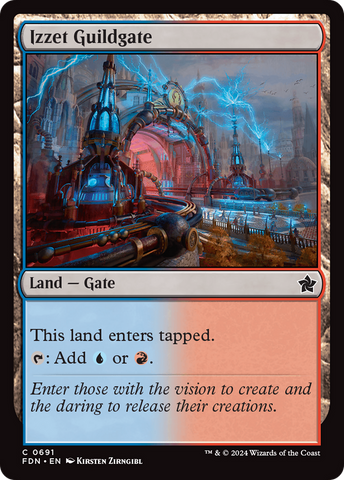{@C} Izzet Guildgate [Foundations][FDN 691]
