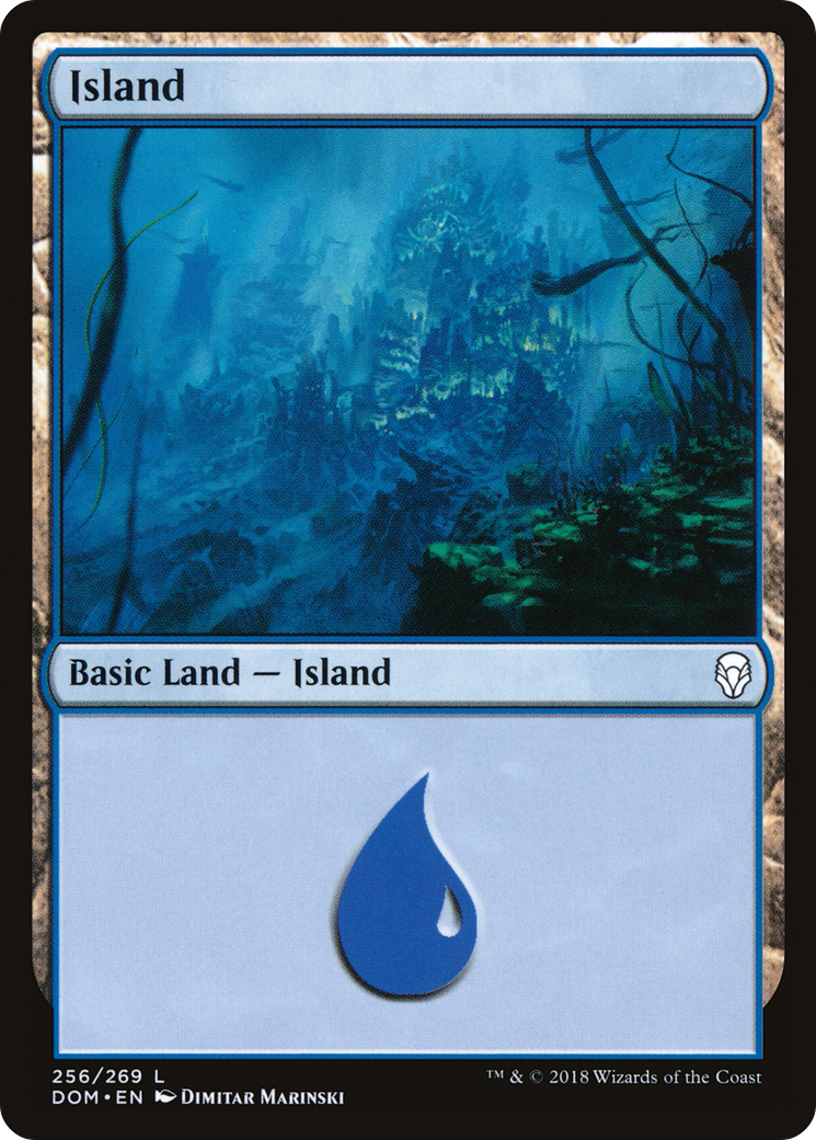 {B}[DOM 256] Island (256) [Dominaria]