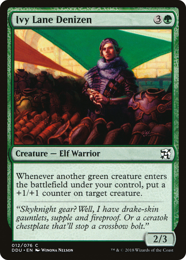 {C} Ivy Lane Denizen [Duel Decks: Elves vs. Inventors][DDU 012]