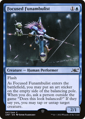 {C} Focused Funambulist [Unfinity][UNF 047]