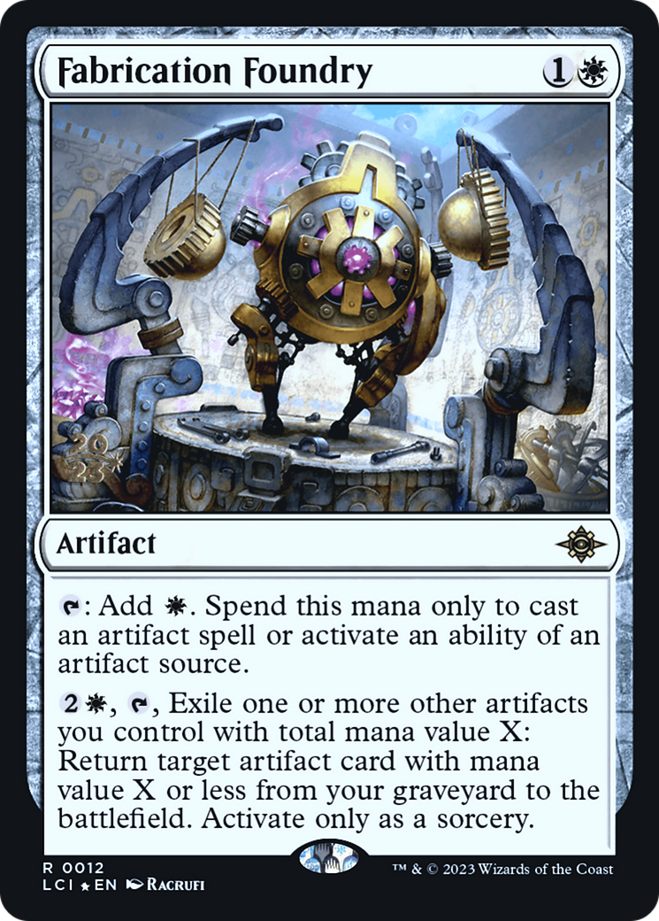 {@R} Fabrication Foundry [The Lost Caverns of Ixalan Prerelease Cards][PR LCI 012]