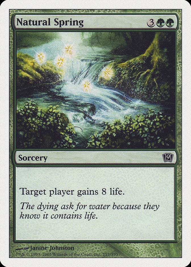 {C} Natural Spring [Ninth Edition][9ED 257]