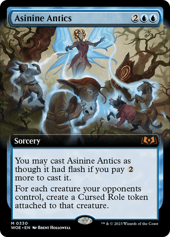 {@R} Asinine Antics (Extended Art) [Wilds of Eldraine][WOE 330]