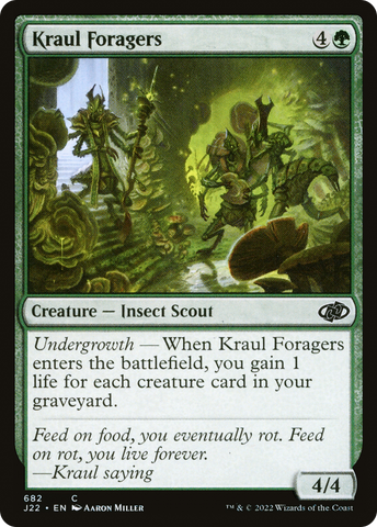 {C} Kraul Foragers [Jumpstart 2022][J22 682]