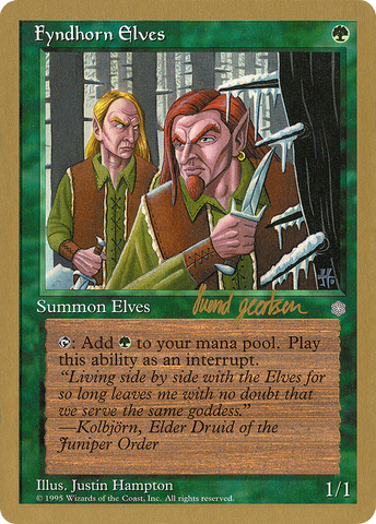 {C} Fyndhorn Elves (Svend Geertsen) [World Championship Decks 1997][GB WC97 SG244]