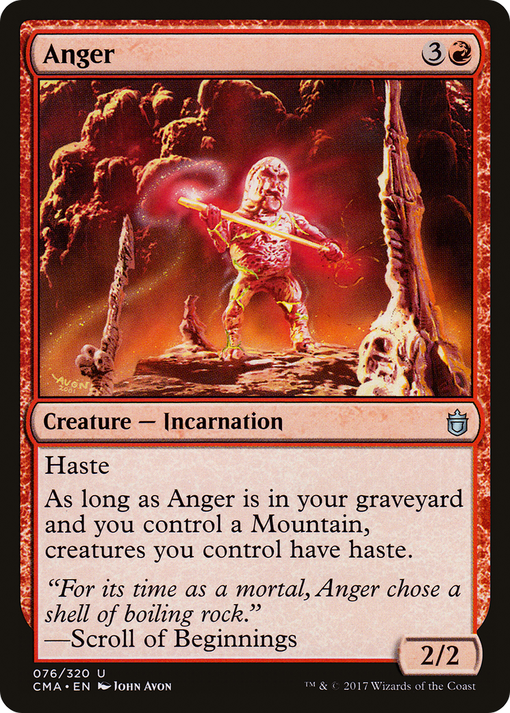 {C} Anger [Commander Anthology][CMA 076]