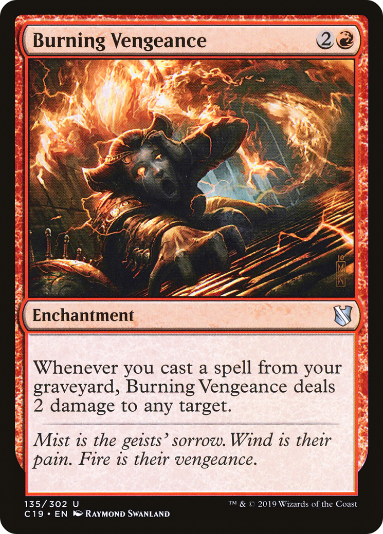 {C} Burning Vengeance [Commander 2019][C19 135]