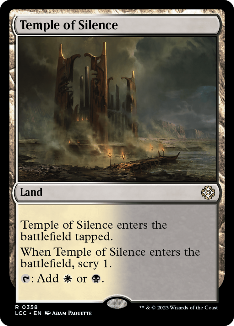 {R} Temple of Silence [The Lost Caverns of Ixalan Commander][LCC 358]