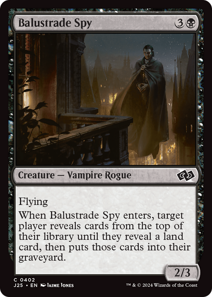 {C} Balustrade Spy [Foundations Jumpstart][J25 402]