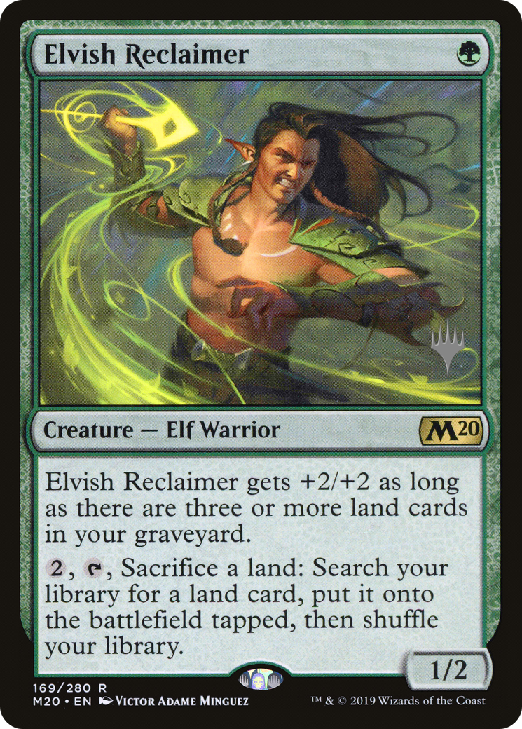 {R} Elvish Reclaimer (Promo Pack) [Core Set 2020 Promos][PP M20 169]