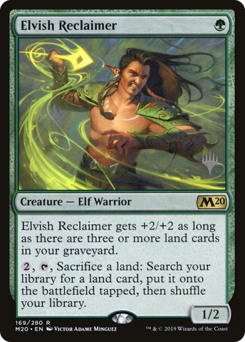 {R} Elvish Reclaimer (Promo Pack) [Core Set 2020 Promos][PP M20 169]