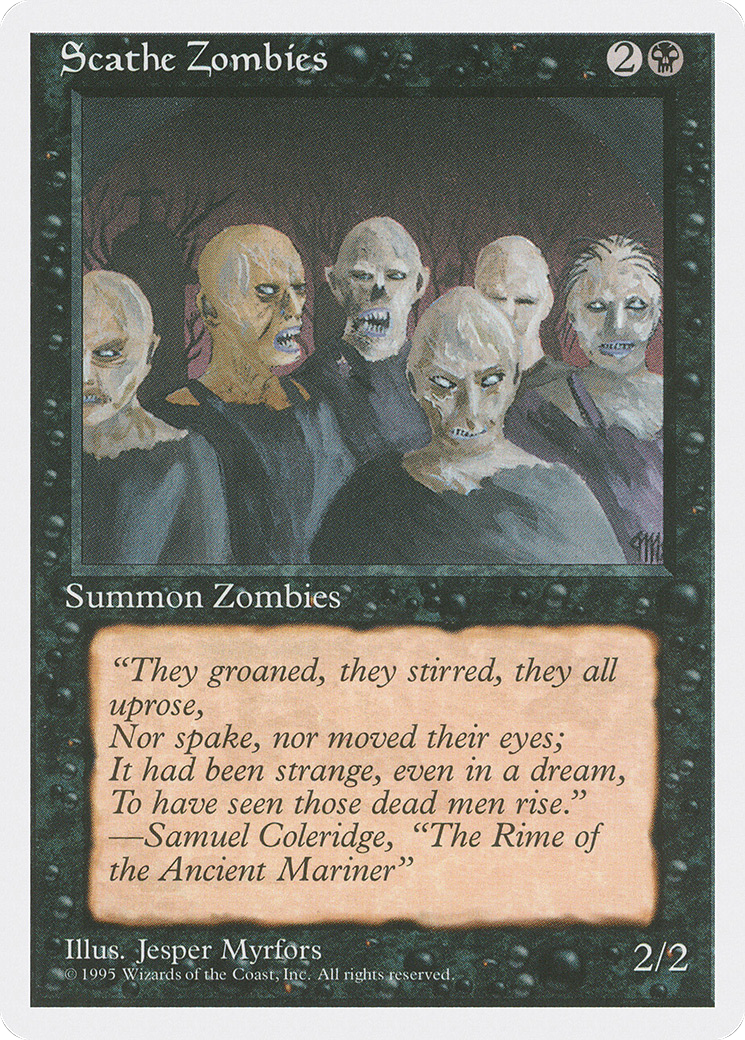 {C} Scathe Zombies [Fourth Edition][4ED 158] - Misty Mountain Games
