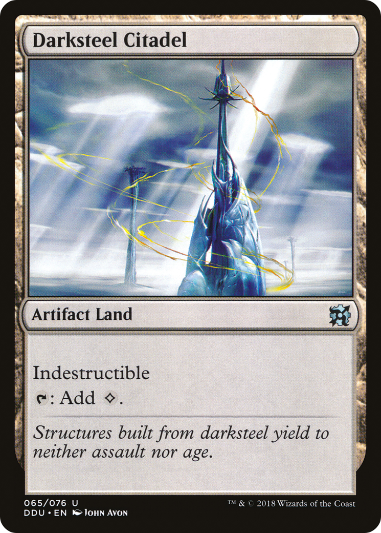 {C} Darksteel Citadel [Duel Decks: Elves vs. Inventors][DDU 065]