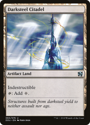 {C} Darksteel Citadel [Duel Decks: Elves vs. Inventors][DDU 065]