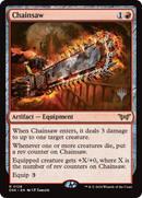 {@R} Chainsaw [Duskmourn: House of Horror Promos][PP DSK 128]