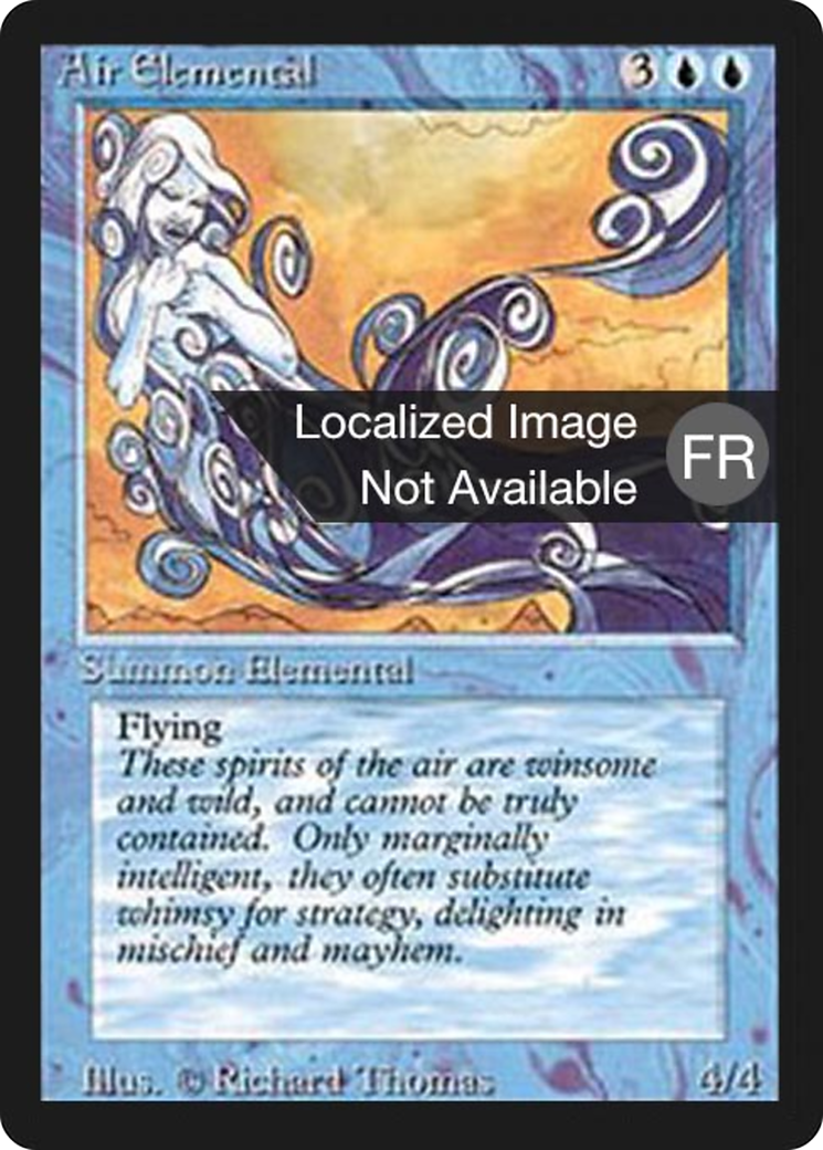 {F} Air Elemental [Foreign Black Border][FBB 3ED 047]