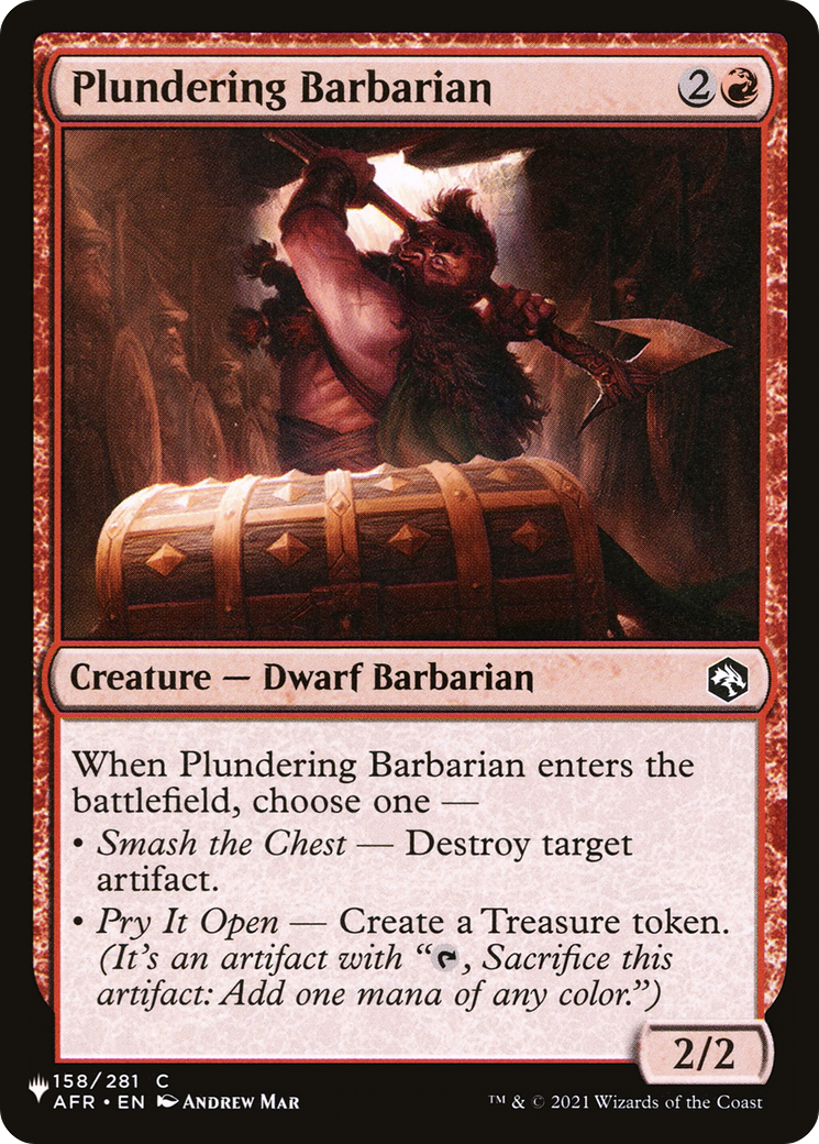 Plundering Barbarian [LIST 158/281]
