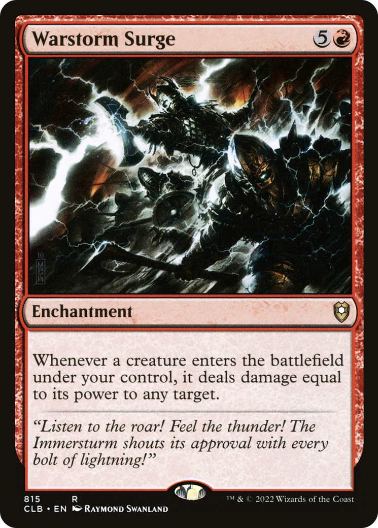 Warstorm Surge [CLB 815]