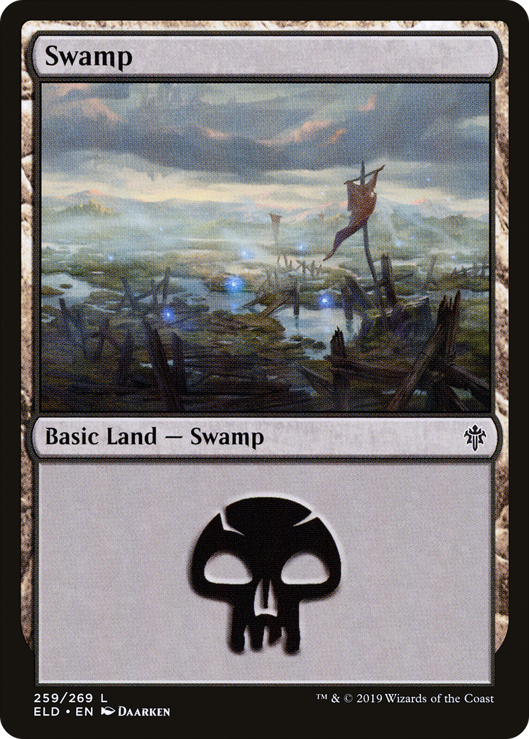 {B}[ELD 259] Swamp (259) [Throne of Eldraine]