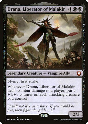 {R} Drana, Liberator of Malakir [Dominaria United Commander][DMC 111]
