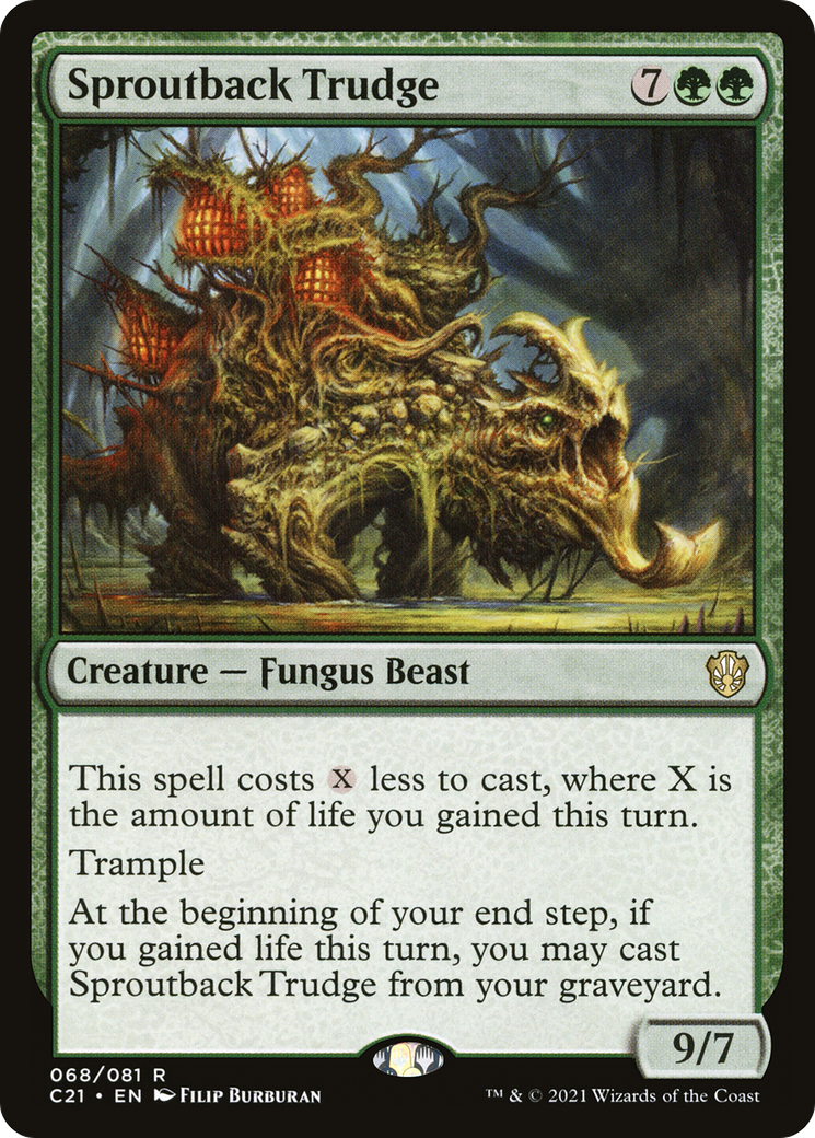 {R} Sproutback Trudge [Commander 2021][C21 068]