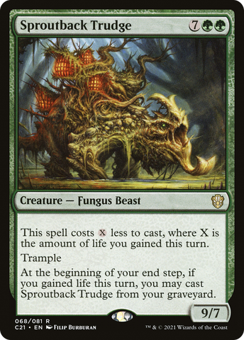{R} Sproutback Trudge [Commander 2021][C21 068]