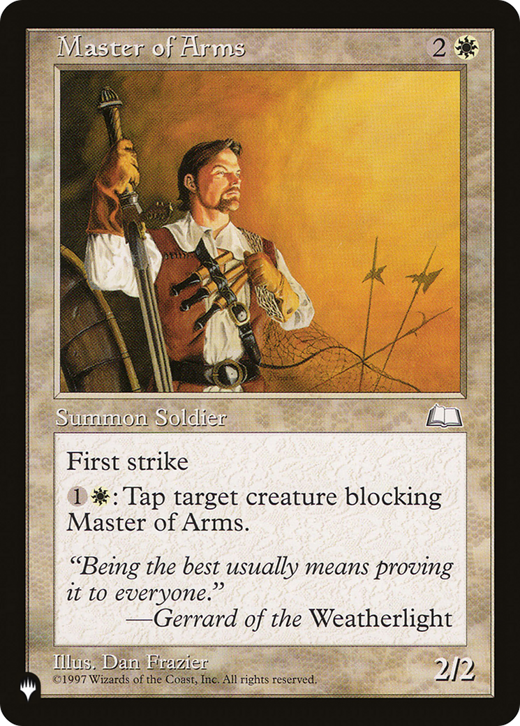 Master of Arms [LIST ]