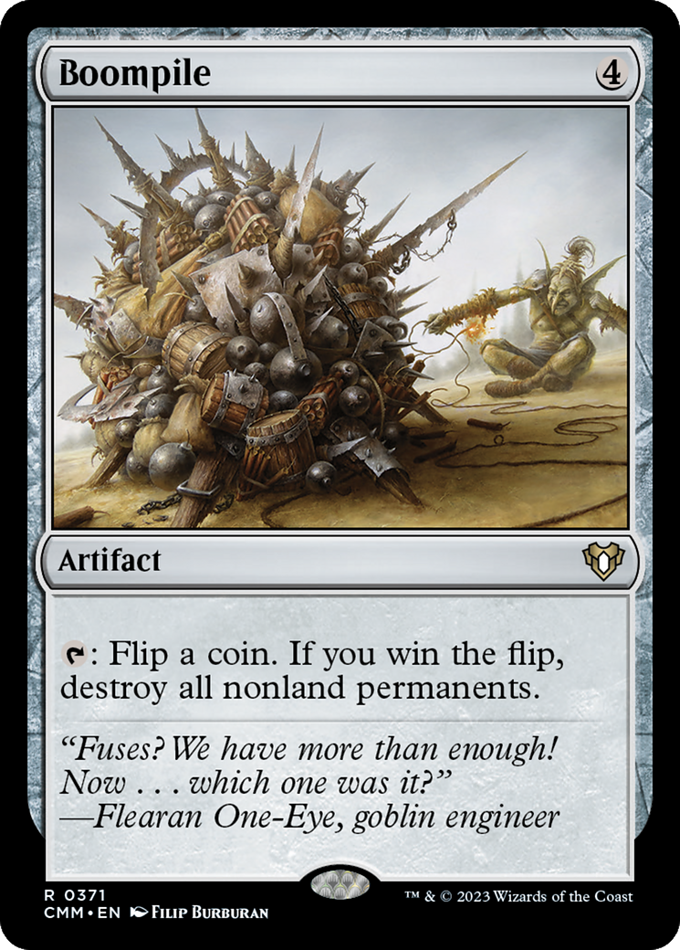 {R} Boompile [Commander Masters][CMM 371]