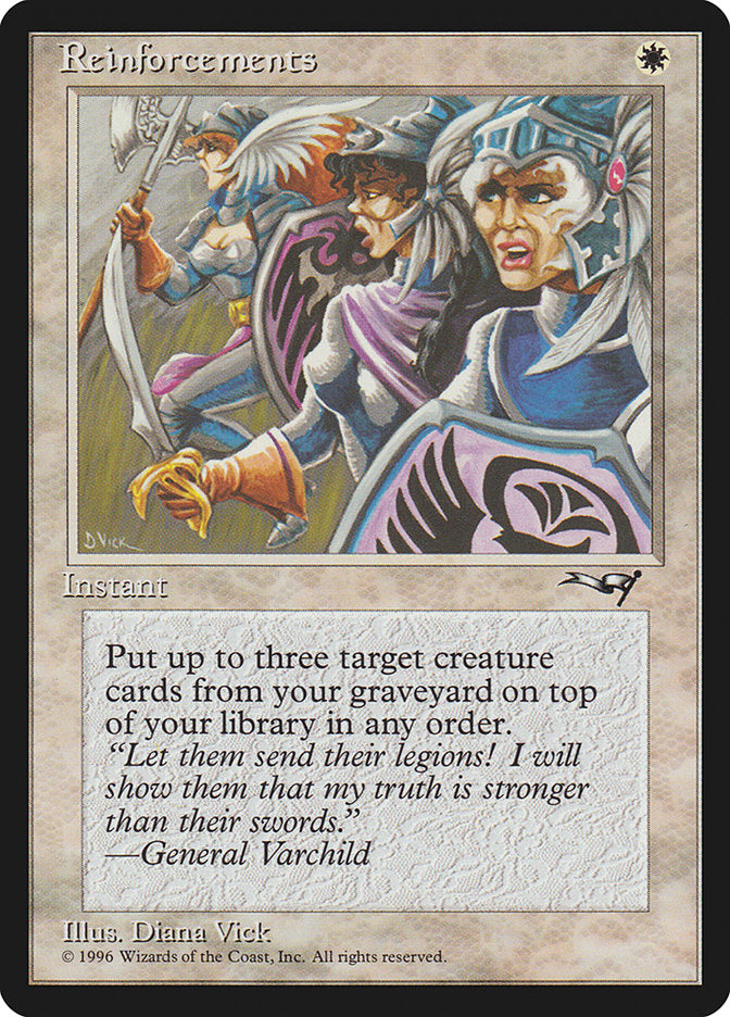 {C} Reinforcements (No Archer) [Alliances][ALL 12A]