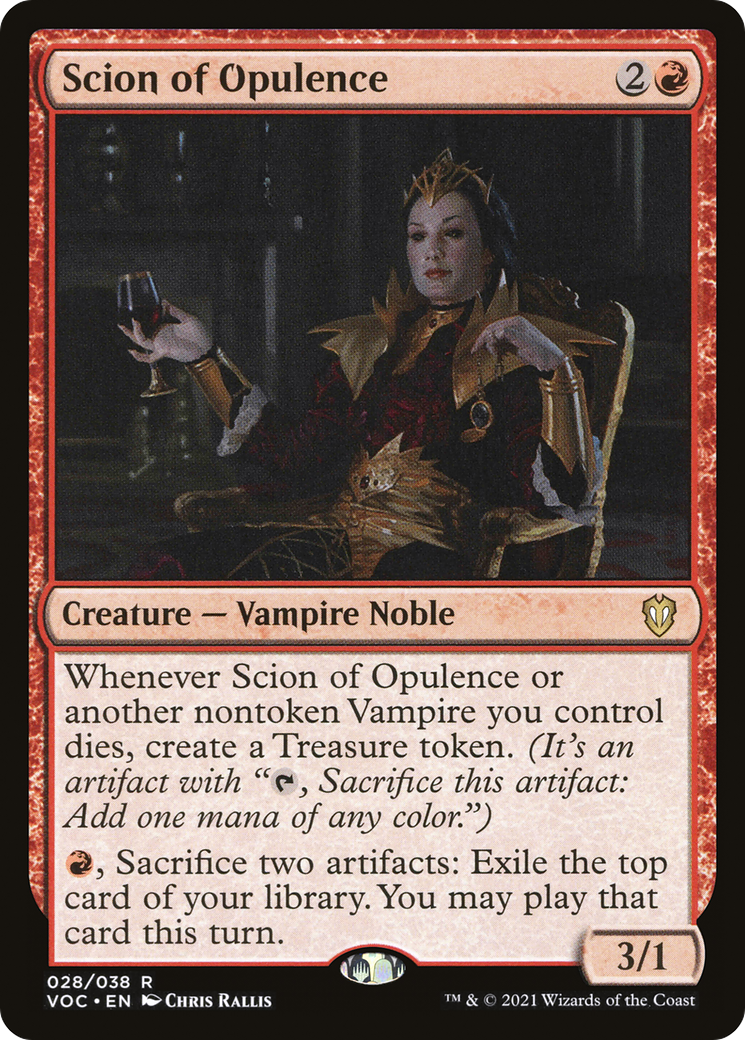 {R} Scion of Opulence [Innistrad: Crimson Vow Commander][VOC 028]