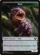 {T} Pest (005) // Blood (017) Double-sided Token [Challenger Decks 2022 Tokens][TCH22 005]