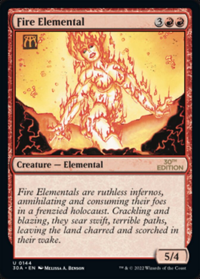 {C} Fire Elemental [30th Anniversary Edition][30A 144]