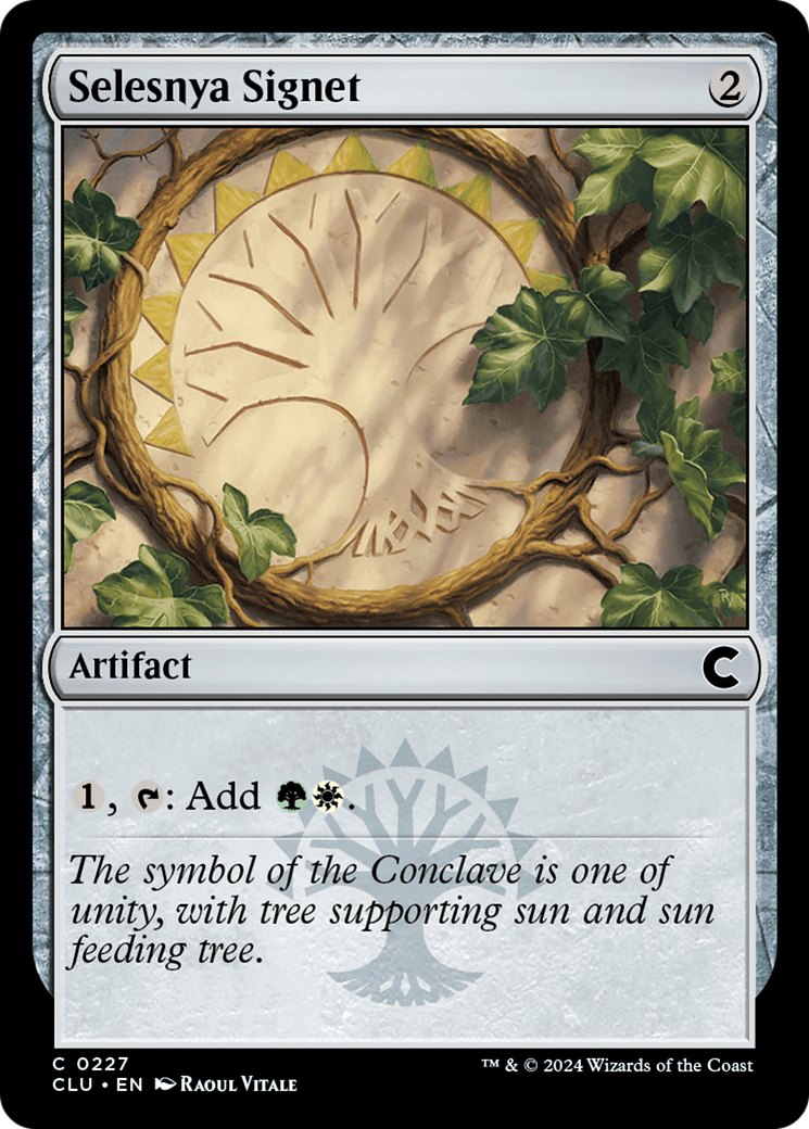 {C} Selesnya Signet [Ravnica: Clue Edition][CLU 227]
