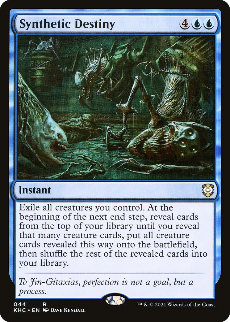 {R} Synthetic Destiny [Kaldheim Commander][KHC 044]