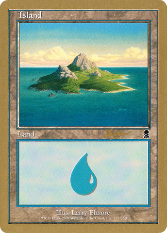 {B}[GB WC02 SHH337] Island (shh337) (Sim Han How) [World Championship Decks 2002]