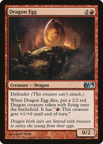 {C} Dragon Egg [Magic 2014][M14 137]