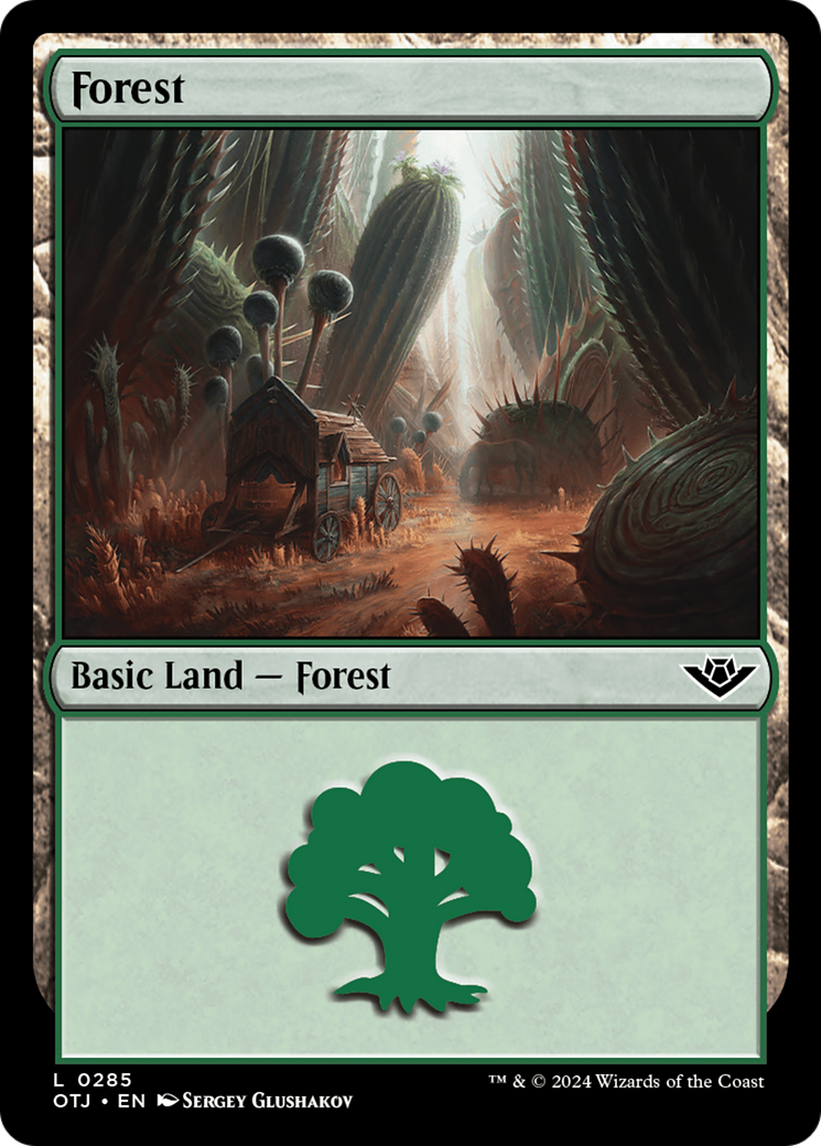 {B}[OTJ 285] Forest (0285) [Outlaws of Thunder Junction]