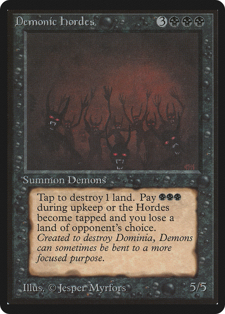 {R} Demonic Hordes [Beta Edition][LEB 104]