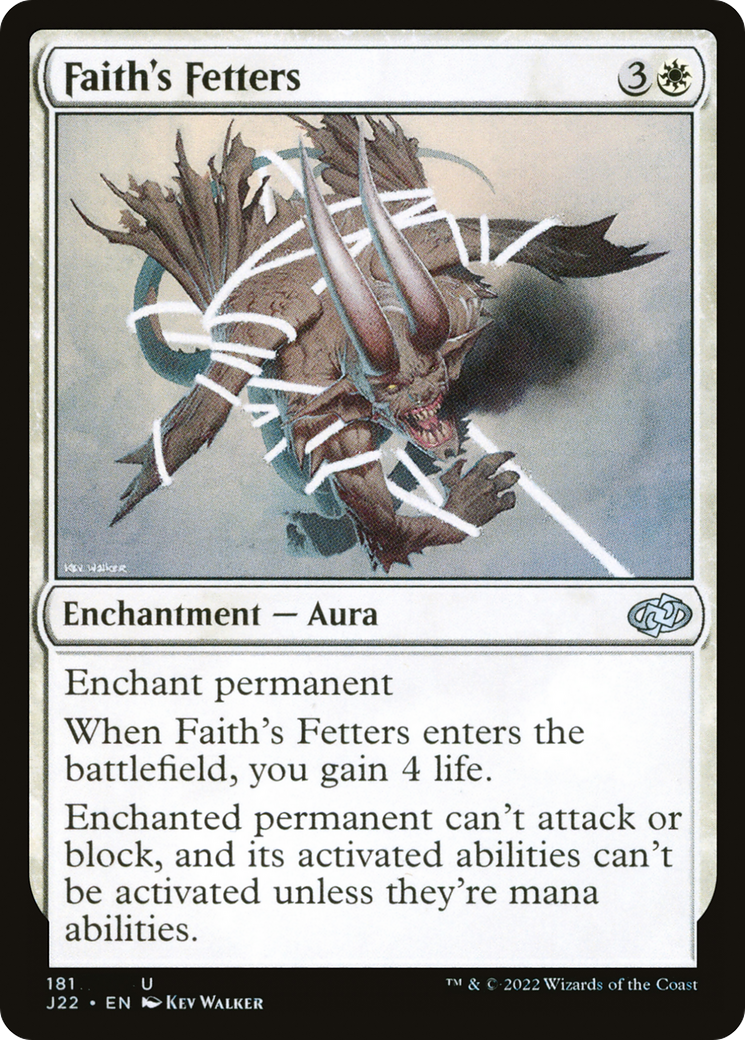 {C} Faith's Fetters [Jumpstart 2022][J22 181]