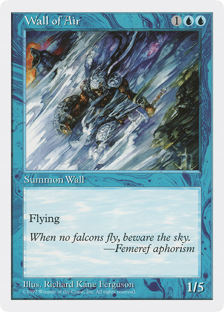 {C} Wall of Air [Fifth Edition][5ED 135]