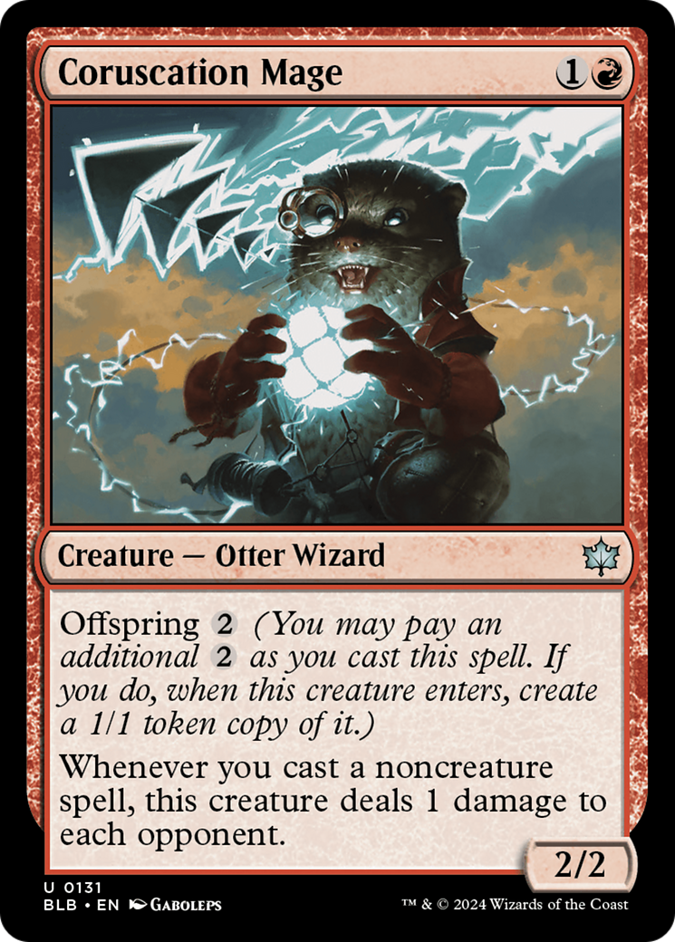 {@C} Coruscation Mage [Bloomburrow][BLB 131]