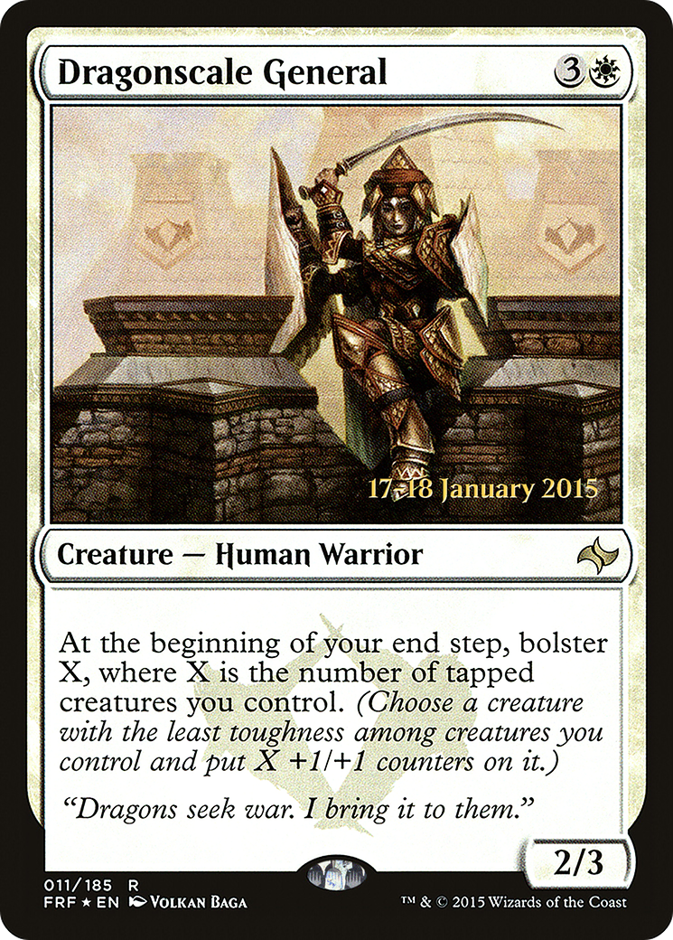 {R} Dragonscale General [Fate Reforged Prerelease Promos][PR FRF 011]