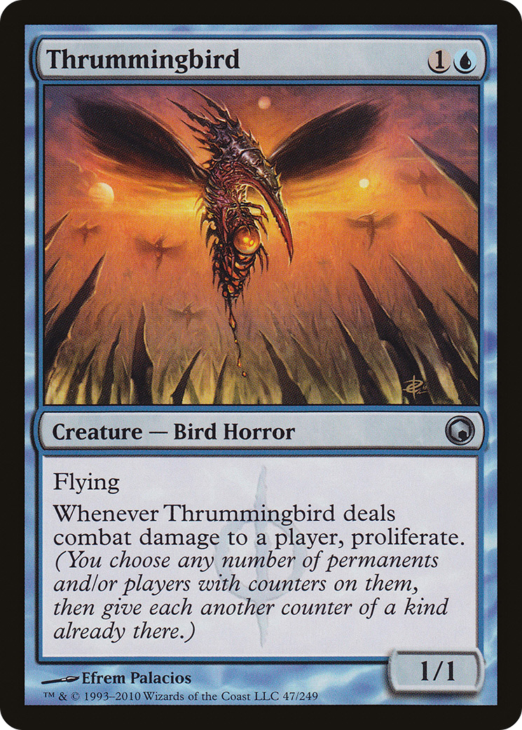 {C} Thrummingbird [Scars of Mirrodin][SOM 047]