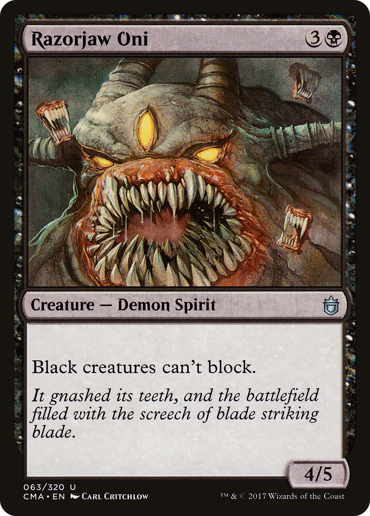 {C} Razorjaw Oni [Commander Anthology][CMA 063]