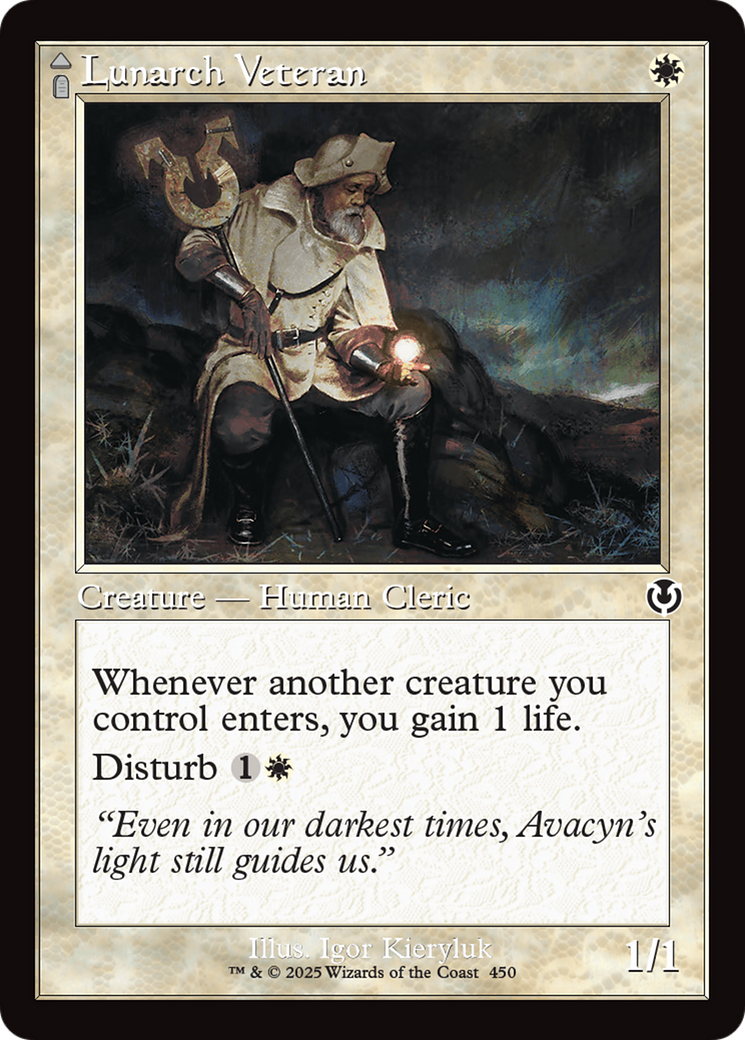 {C} Lunarch Veteran // Luminous Phantom (Retro Frame) [Innistrad Remastered][INR 450]