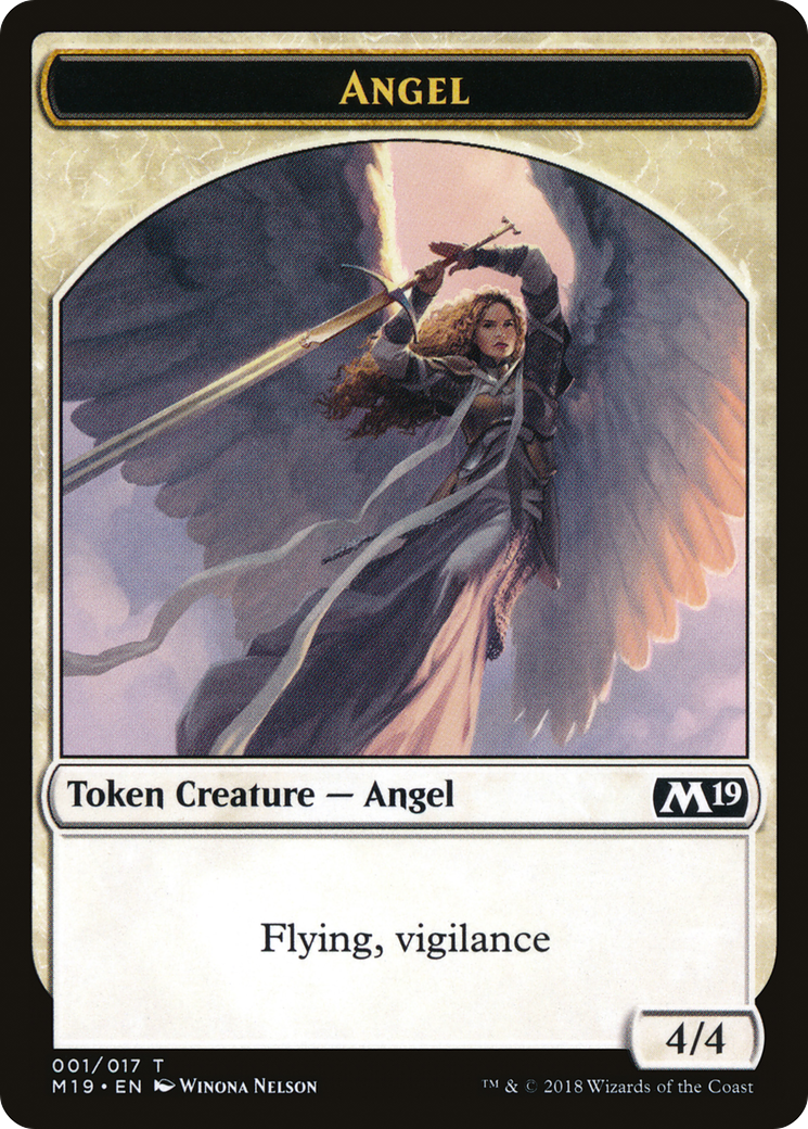 {T} Angel Token [Core Set 2019 Tokens][TM19 001]